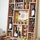 Shelf on the wall wooden for the kitchen with filling Vine, Kitchen sets, Barnaul,  Фото №1