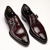 Обувь ручной работы handmade. Livemaster - original item Men`s shoes-Monki, crocodile leather, tailoring to order!. Handmade.