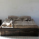Кровать-подиум "Дубонос", массив дуба с тремя ящиками. Кровати. Семейная мастерская 'Панихин'. Интернет-магазин Ярмарка Мастеров.  Фото №2