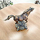 Скульптура «Лошадь» бронзовая. Скульптуры. ЮГ-Художественная ковка (yugsp). Интернет-магазин Ярмарка Мастеров.  Фото №2