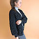 Black bomber jacket women's. Bombers. SHAPAR - knitting clothes. Online shopping on My Livemaster.  Фото №2