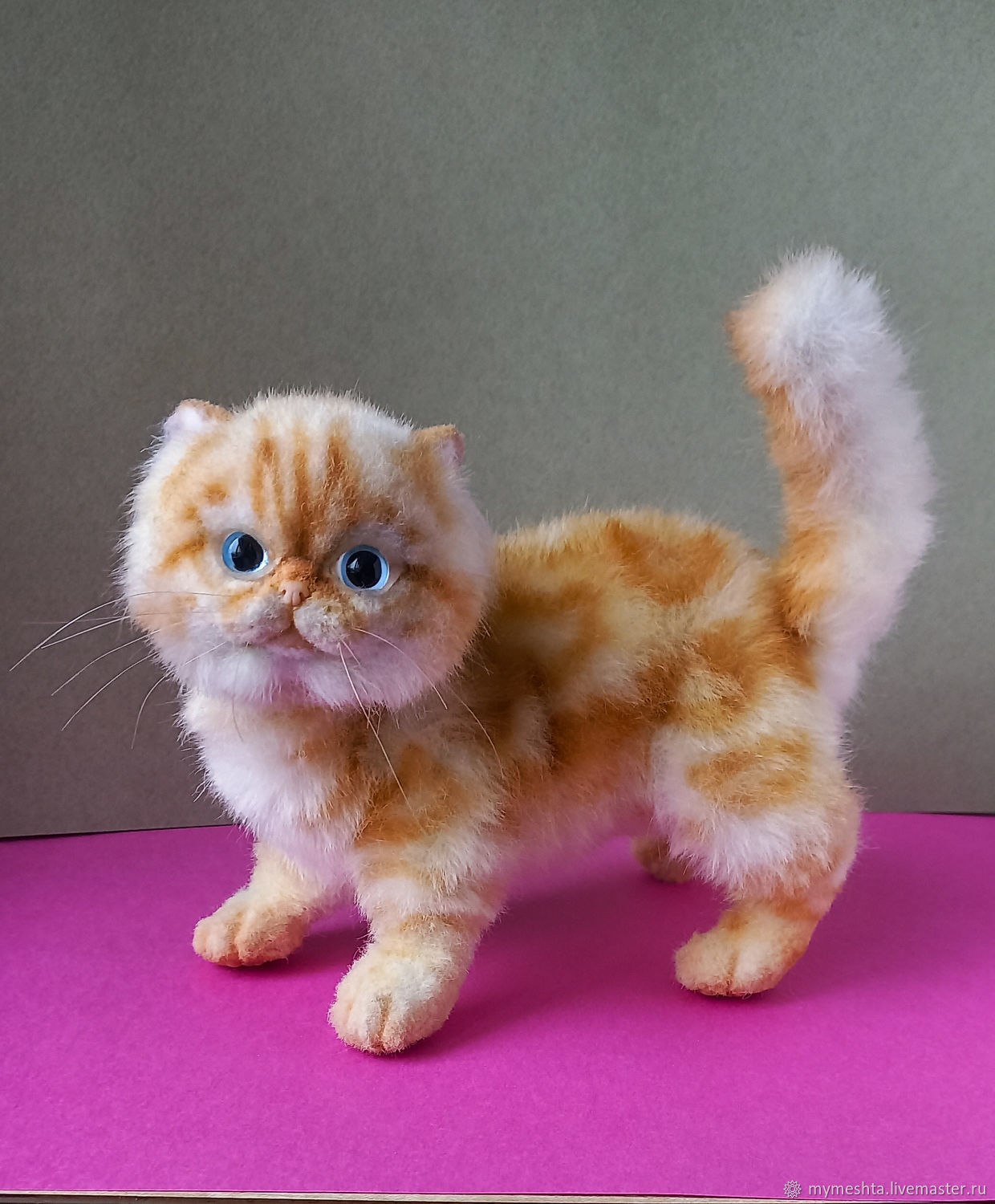Рыжий котенок экзот игрушка ручной работы. Мягкая игрушка котенок. в ...