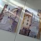  Diptych in watercolor Venice (urban landscape gray-pink ochre. Pictures. Pastelena. My Livemaster. Фото №4