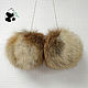 Fur pompons from fur of red Fox. Pompons. Mishan (mishan). My Livemaster. Фото №6