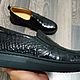 Slip-ons made of genuine crocodile leather, in stock!. Slip-ons. SHOES&BAGS. My Livemaster. Фото №4