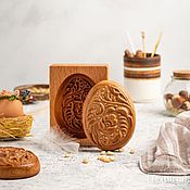 Для дома и интерьера handmade. Livemaster - original item Bakeware: Gingerbread board Gzhel egg. Handmade.