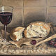 Картина маслом: "Хлеб и вино", Картины, Москва,  Фото №1