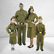 Одежда handmade. Livemaster - original item Costume for a Victory Day, Military uniform, Red Army Costume, Second. Handmade.