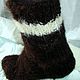 Order Socks black 'NUFFIC' feather art.№131n of dog hair . Livedogsnitka (MasterPr). Livemaster. . Socks Фото №3