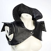 Одежда handmade. Livemaster - original item Genuine leather Bolero vest. Handmade.