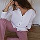 Льняной костюм для дома. Костюмы. Code Femme. Ярмарка Мастеров.  Фото №5