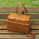 Women's leather bag FRANCESCA LUX ochre. Classic Bag. Tais-bags. My Livemaster. Фото №4