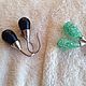 Серьги-фонарики с авантюрином. Серьги классические. Boutique1. Интернет-магазин Ярмарка Мастеров.  Фото №2
