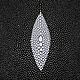 Piel de raya de mar, color negro, patrón de diamante, Leather, St. Petersburg,  Фото №1