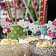 Топперы для капкейков "HELLO KITTY" 12 шт, Топперы, Москва,  Фото №1