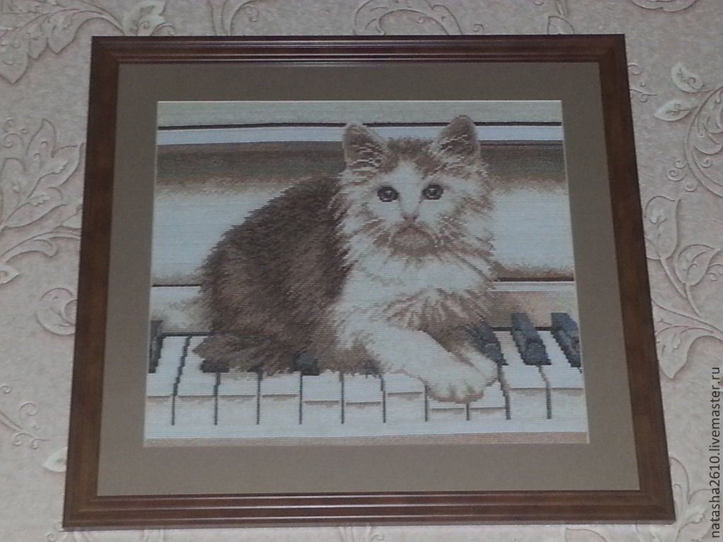 painting 'cat musician', Pictures, Velikiy Novgorod,  Фото №1