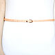 Order Leather light beige belt. alexaccessories. Livemaster. . Straps Фото №3