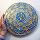 Mandala of harmony with Om sign, on handmade canvas, Pictures, Kaliningrad,  Фото №1