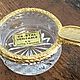 Заказать Винтаж: Антикварная vide poche «Fleurs de lys » , хрусталь/позолота, Франция. Brocante chez Alla. Ярмарка Мастеров. . Предметы интерьера винтажные Фото №3