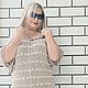 Вязаное женское платье длинное льняное с капюшоном Колдунья. Платья. Вязаная одежда на заказ от Ольги. Ярмарка Мастеров.  Фото №11