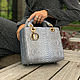 Elegant bag made of Python skin. Classic Bag. exotiqpython. Online shopping on My Livemaster.  Фото №2