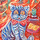 Painting for children ' Cat Barsik ». Pictures. Picture&miniature lacquer painting. My Livemaster. Фото №5
