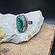 Малахит. Кольцо с малахитом. Кольца. Gemrock. Интернет-магазин Ярмарка Мастеров.  Фото №2