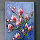 PAINTINGS WITH FLOWERS OIL PAINTING ON CANVAS. Pictures. orlovaalla. My Livemaster. Фото №4
