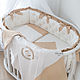 Bumpers for baby cot 4 PCs. Sides for crib. Miss Judy cotton (JuliaLepa). Online shopping on My Livemaster.  Фото №2
