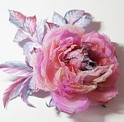Украшения handmade. Livemaster - original item Rose silk. Handmade.