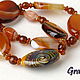 Order Red agate necklace. Grafoli jewellery. Livemaster. . Necklace Фото №3