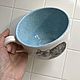 Кружка с кошкой керамическая бело-голубая. Кружки и чашки. NO NAME CERAMICS. Ярмарка Мастеров.  Фото №4