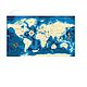 Деревянная многослойная карта мира Арт. МЛР-242, Карты мира, Старый Оскол,  Фото №1