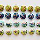 Бусины lampwork "Цветочные". Бусины. Хлоя. Интернет-магазин Ярмарка Мастеров.  Фото №2