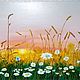 Painting Landscape Field with daisies Wildflowers, Pictures, Novokuznetsk,  Фото №1