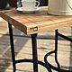 Tea table with oak top. Tables. ole-lukoe2015 (ole-lukoe2015). Online shopping on My Livemaster.  Фото №2