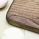 Board 'Straight long with horns', color 'charcoal'. Cutting Boards. derevyannaya-masterskaya-yasen (yasen-wood). My Livemaster. Фото №6