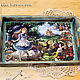 'Alice's adventures in Wonderland' tray. Trays. MissDecoupage. Online shopping on My Livemaster.  Фото №2