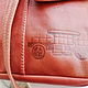 Bag men's leather engraved A La Piguardo 2. Men\'s bag. Innela- авторские кожаные сумки на заказ.. Online shopping on My Livemaster.  Фото №2
