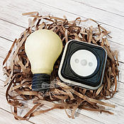 Косметика ручной работы handmade. Livemaster - original item Soap Let there be light a set of souvenir gift light bulb and socket. Handmade.