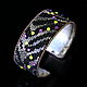 Bracelet in the technique of Or nue zebra. Hard bracelet. Poltora-kt. Online shopping on My Livemaster.  Фото №2