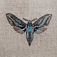 Мотылек. Вышитая картина. Картины. TinyStitch. Ярмарка Мастеров.  Фото №6