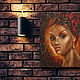 African woman oil painting girl portrait of a woman. Pictures. Colibri Art - Oil Painting. My Livemaster. Фото №4