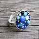 Ring Bubbles blue color. Rings. fiorellino. Online shopping on My Livemaster.  Фото №2
