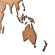 Mapa del mundo decoración de la pared marrón 90h54 cm. World maps. mybestbox (Mybestbox). Интернет-магазин Ярмарка Мастеров.  Фото №2