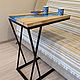 Придиванный стол из дуба. Столы. Akutrau Woodworking. Интернет-магазин Ярмарка Мастеров.  Фото №2