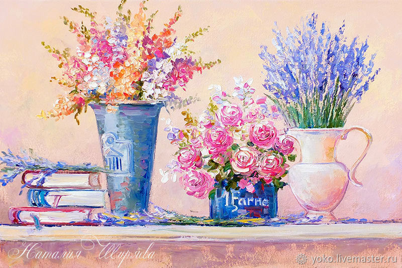 Painting in the style of Provence 'still life with Lavender', Pictures, Voronezh,  Фото №1
