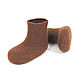 Brown booties for baby Merino 9cm Fashionable winter, Babys bootees, Moscow,  Фото №1