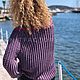 Заказать Сиреневая сеточка. Knit Factory. Ярмарка Мастеров. . Джемперы Фото №3