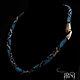 Lariat, string of beads 'Blue snake'. Lariats. IRNI. My Livemaster. Фото №6